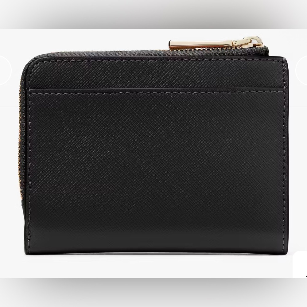 NWT - Black Kate Spade Madison Small L-Zip Wallet - Picture 4 of 5